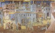 Ambrogio Lorenzetti Life in the City Spain oil painting artist